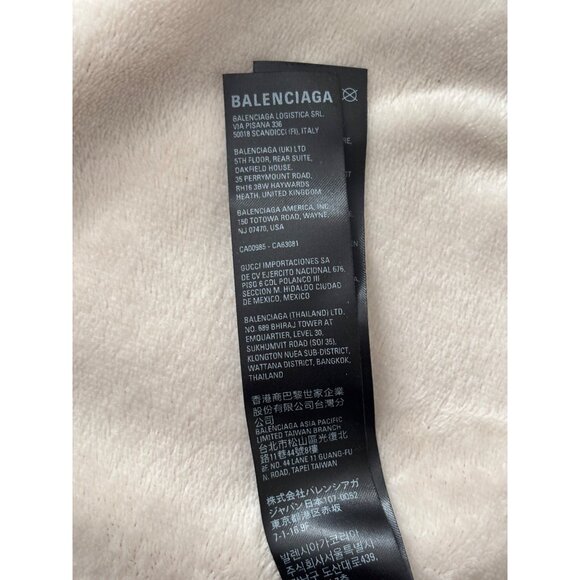 Balenciaga Womens Long Sleeve Black Top S - Picture 10 of 10